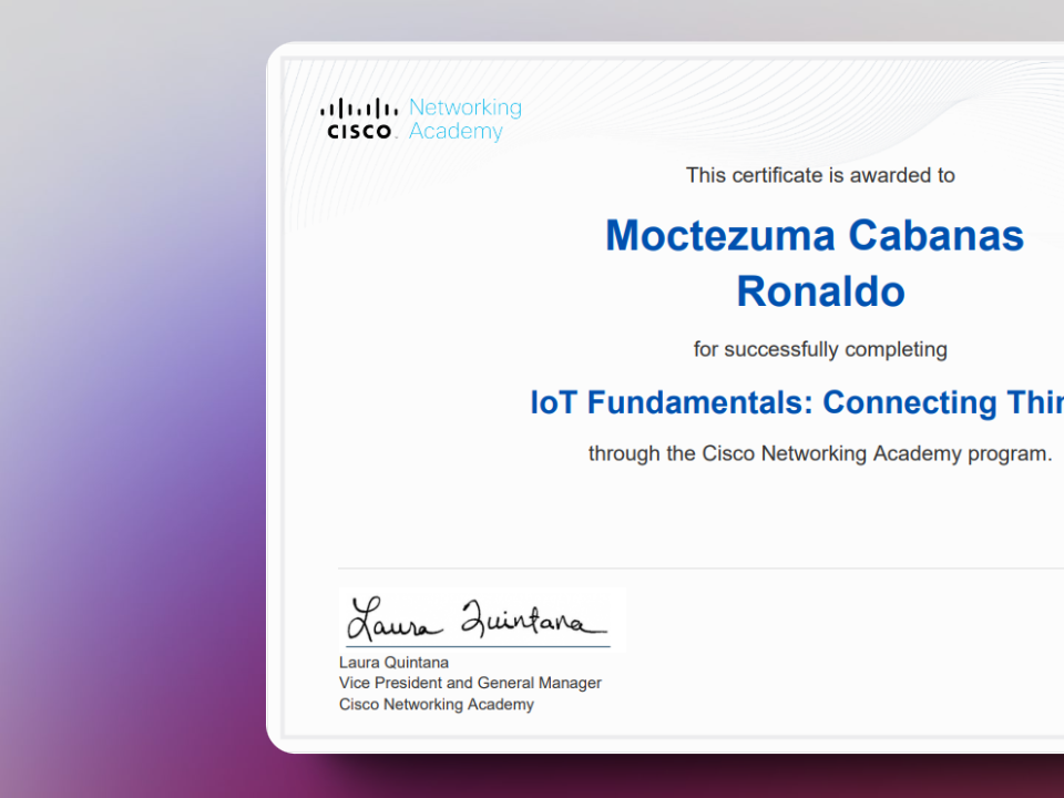 IoT Fundamentals